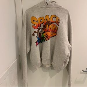 MADHAPPY X SPACE JAM: A NEW LEGACY. Gray hoodie